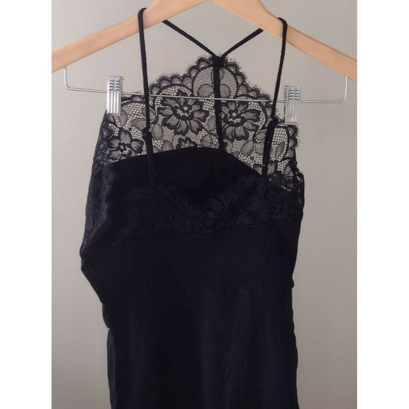 Free People Black Lace Mini Dress - Picture 8 of 12